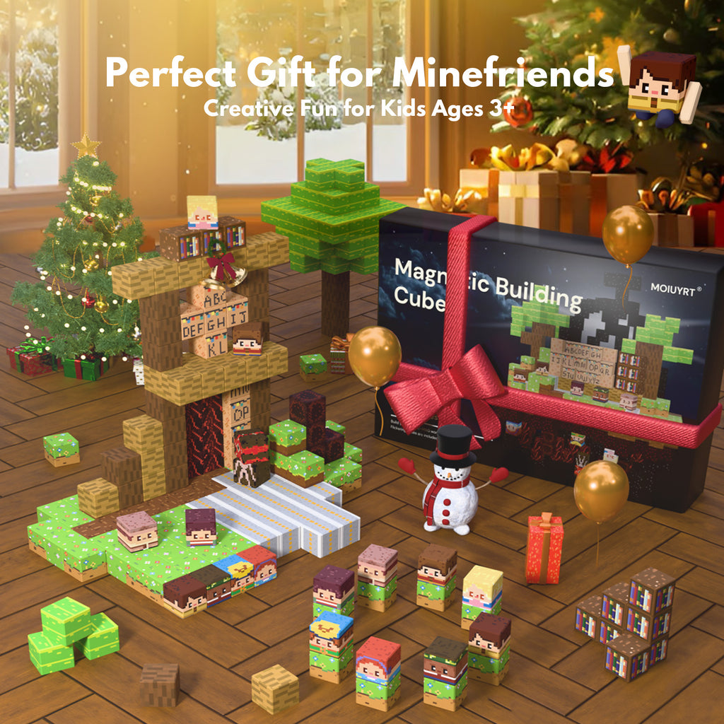 Moiuyrt Stranger Things Upside Down 150PCS Magnetic Building Blocks